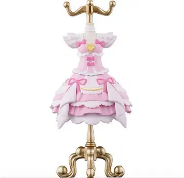 캡슐 토이 프릴 달린 드레스 핑크