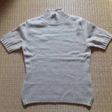 캐시미어 반팔 니트