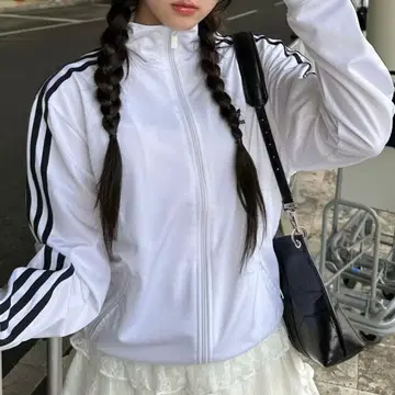 adidas 화이트 저지 3 라인