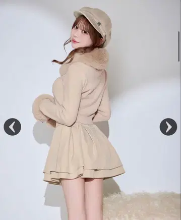 미셸 마카롱 슬림 레그 스커트