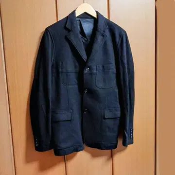 링크 인터내셔널 블랙 자켓 모 100% 쓰리 버튼 가을 겨울