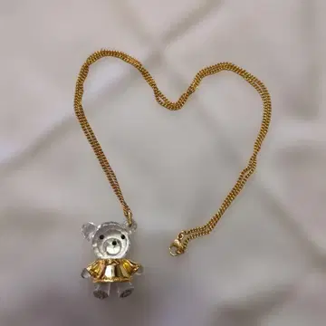 SWAROVSKI 스와로브스키 목걸이 베어 곰 크리스탈