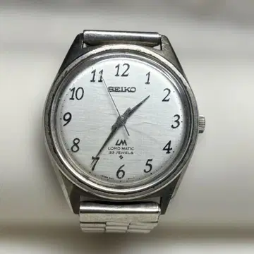 세이코 로드매틱 자동 와인딩 실크 다이얼 손목시계