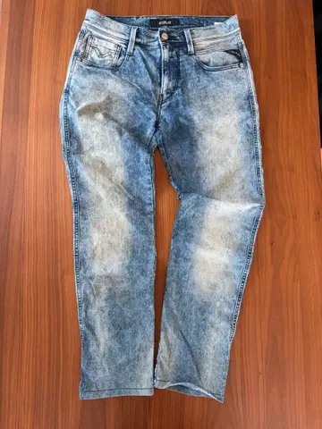 REPLAY 라이트 블루 슬림핏 데님