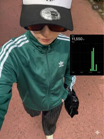 adidas 다크 그린 저지