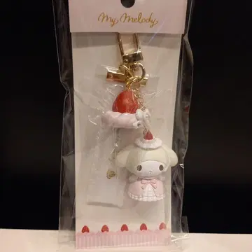 마이멜로디 키링 딸기 휘핑 케이크 시리즈 산리오