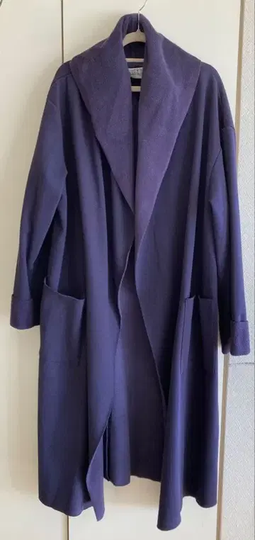 미디 우미 롱 가디건 코디 가디건 퍼플 네이비