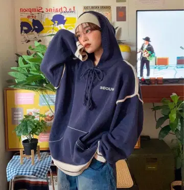 와지 보이 니트 후드티