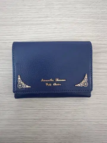Samantha Thavasa 네이비 3단 폴더형 지갑