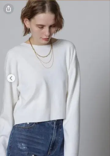 CADUNE 카듀네 크롭 심플 니트