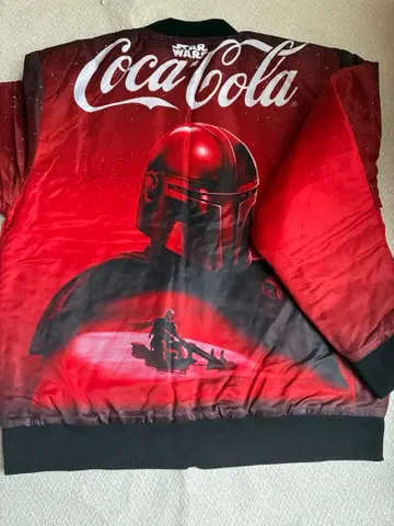 당선품 코카콜라 스타 워즈 오리지널 봄버 자켓 M