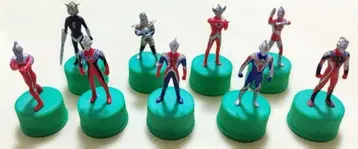 미츠야 사이다 울트라맨 병뚜껑 피규어 9체 일괄