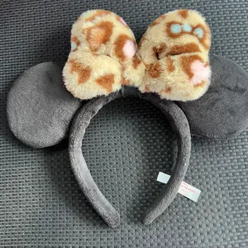 디즈니 머리띠 미니 레오파드 무늬