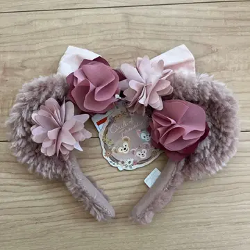 디즈니 꽃 장식 머리띠 프리 사이즈