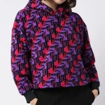 푸마 XTG 우먼 AOP 플리스 후디 L 여성용 F5734