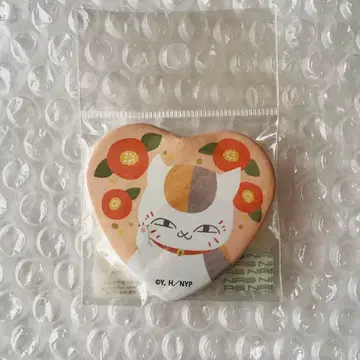 냥코센세 하트 캔뱃지