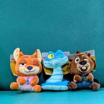 주토피아2 코텟토 펫탄 마스코트 ~닉 아소트~ 3종 세트