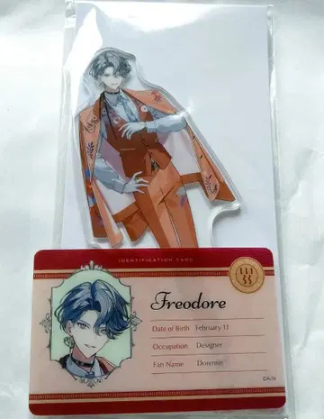 니지산지 일본 백화점 클리어 카드 아크릴 스탠드