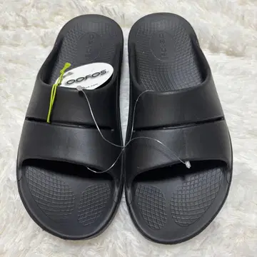 [새상품] OOFOS 리커버리 샌들 블랙 M7/W9 26cm
