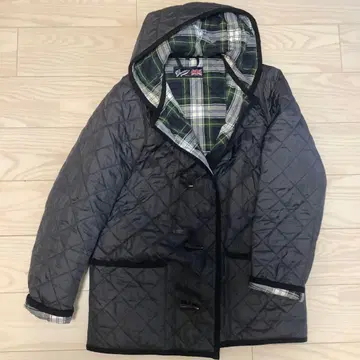 Gloverall 후드 부착 퀼팅 자켓