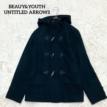 BEAUY&YOUTH 유나이티드 애로우즈 더플 코트 블랙 S 토글 버튼