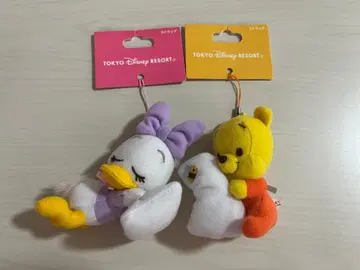 도쿄 디즈니 리조트 데이지 곰돌이 푸 스트랩 세트