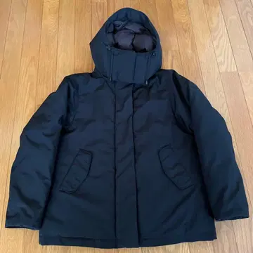 URBAN RESEARCH DOORS 그린 다운 숏 자켓 블랙