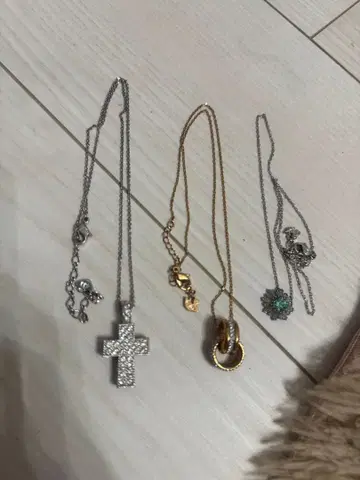 스와로브스키 목걸이 3점 세트