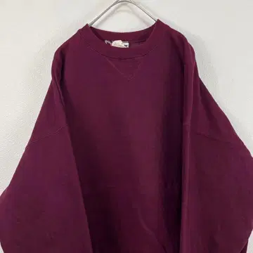 USA 90s tultex  무지 맨투맨 버건디