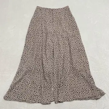 렙심 플리츠 와이드 팬츠 플라워 프린트 릴랙스 페미닌 M