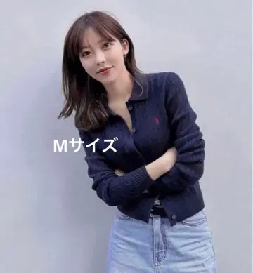 랄프 로렌 케이블 니트 코튼 Polo 가디건