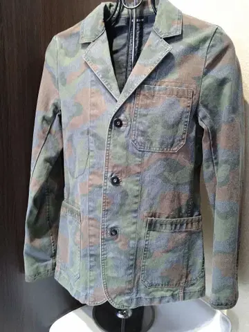 미사용! 택 포함! DENHAM 카모 패턴 자켓 덴함