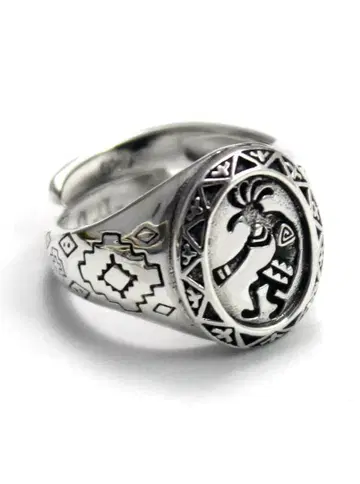 아메리카 원주민 코코펠리 실버 925 반지 goodvibration