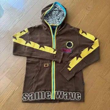 남성용 와플 집업 후드티