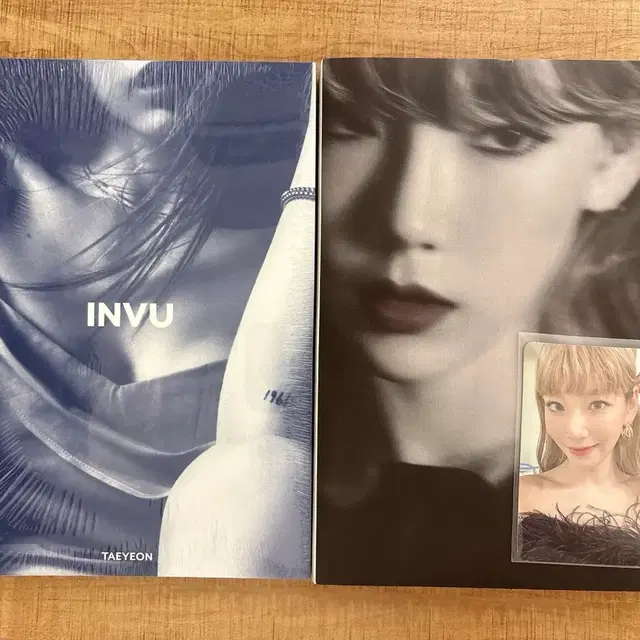 태연앨범 INVU 블루 미개봉+ 정규2집 일괄