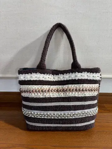 [ COOCO ] 비쥬 프릴 토트백