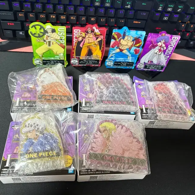 원피스 제일복권 I상 키링 ,아크릴 스탠드 일괄