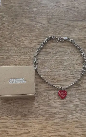 HYSTERIC GLAMOUR 하트 목걸이