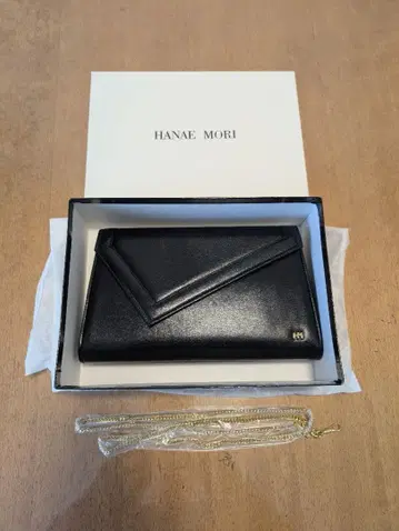 HANAEMORI 하나에모리 체인 클러치백 블랙 미사용