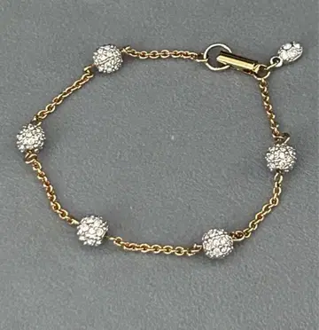 [ 새상품급 ] SWAROVSKI 스와로브스키 크리스탈 파베 볼 팔찌