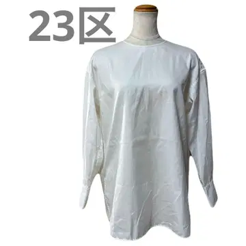새상품급 23구 23KU 티셔츠 블라우스 화이트 36 S 사이즈