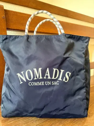 NOMADIS IENA 별주 토트백 네이비