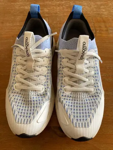 Allbirds 슈즈 화이트/블루 올버스