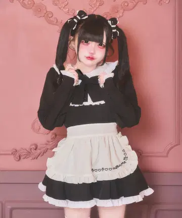 냥메 메이드냥피스 (블랙) 냥미 미우미오