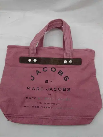 마크제이콥스 MARC JACOBS 핑크 토트백 캔버스