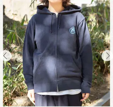 토토로 팬 굿즈 후드티 (꽃 모자) 네이비