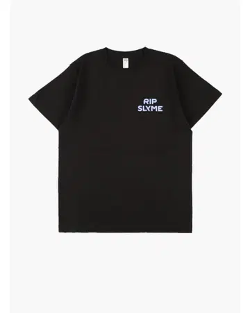 RIP SLYME 로고 티셔츠 블랙 반팔 XL