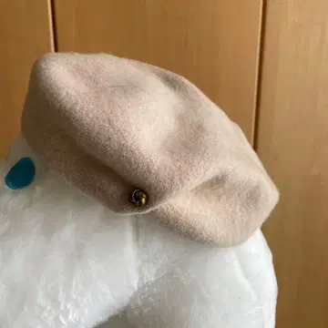 더스티 핑크 울 베레모