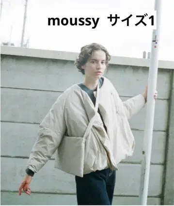 blkby 블랙바이마우지 다운마우지 moussy 코쿤다운