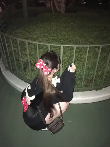 미니 마우스 리본 헤어 액세서리